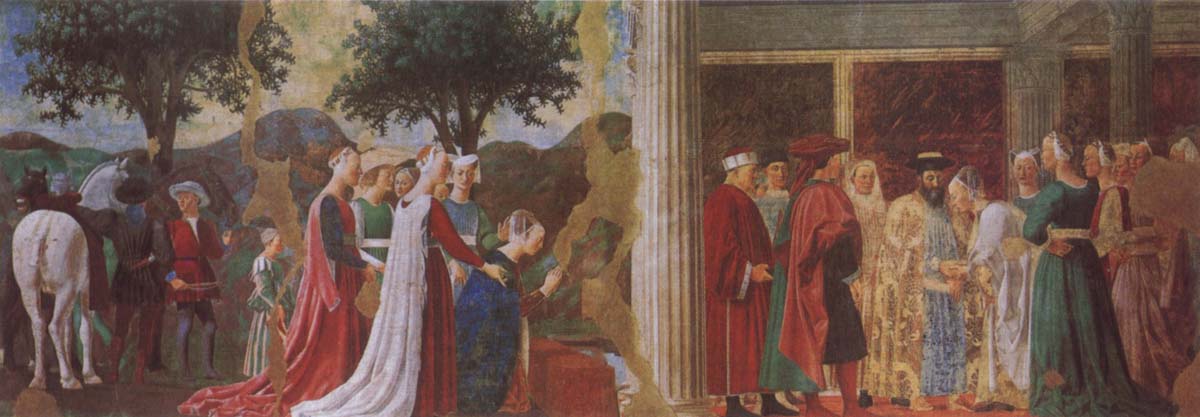 Adoration of the Holy Wood and the Meeting of Solomon and the Queen of Sheba